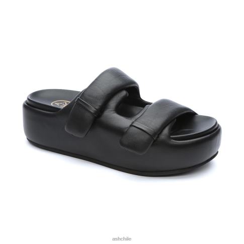 sandalia zeta con plataforma plana mujer negro R0R6239 ASH sandalias