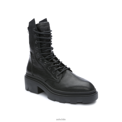 botas de moto maddox mujer negro R0R6294 ASH botas